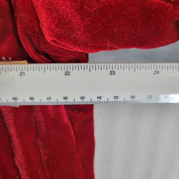 john paul richard womens velevt quilted jacket wine red size large button front - Picture 7 of 10